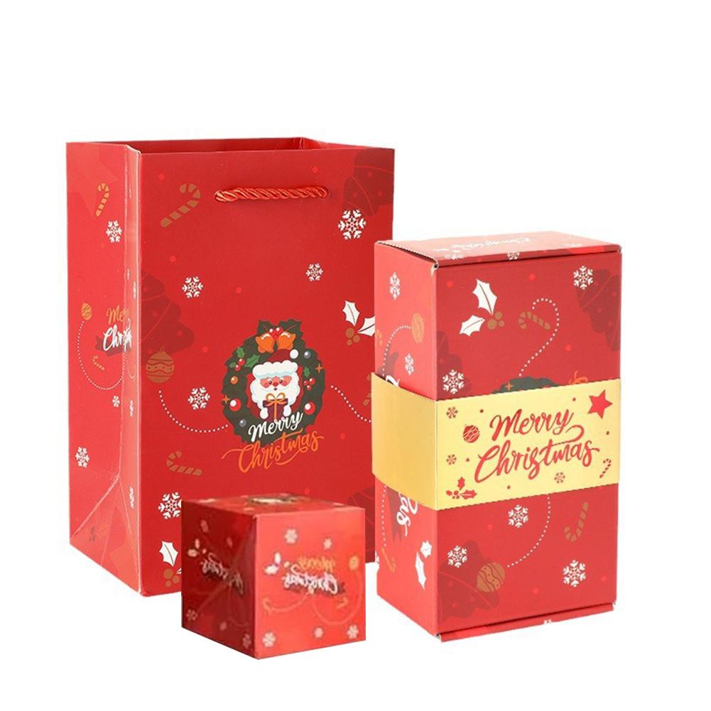 Christmas Surprise Gift Box Set DIY Folding Paper Box Money Pop Up Surprise Bounce Box Creative Holiday Gift Explosion Box