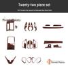2020-2021 Star Car Interior Peach Wood Carbon Fiber Anti-Scratch Gear Console Decorative Trim.