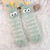 Raupen Plüsch Bodensocken, Lustige Tier Kniehohe Haussocken, Ultraweich für Damen Herren Jugendliche, Gemütliches Unisex Geschenk Weihnachtsstrumpf