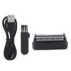 Electric Foil Shaver 2 in 1 Dual Purpose Low Noise Powerful Motor Stainless Steel Blade Portable Barber Shaver