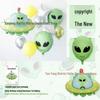 2026 Matte Alien Spaceship Foil Balloon - UFO Galaxy Interstellar Birthday Decoration