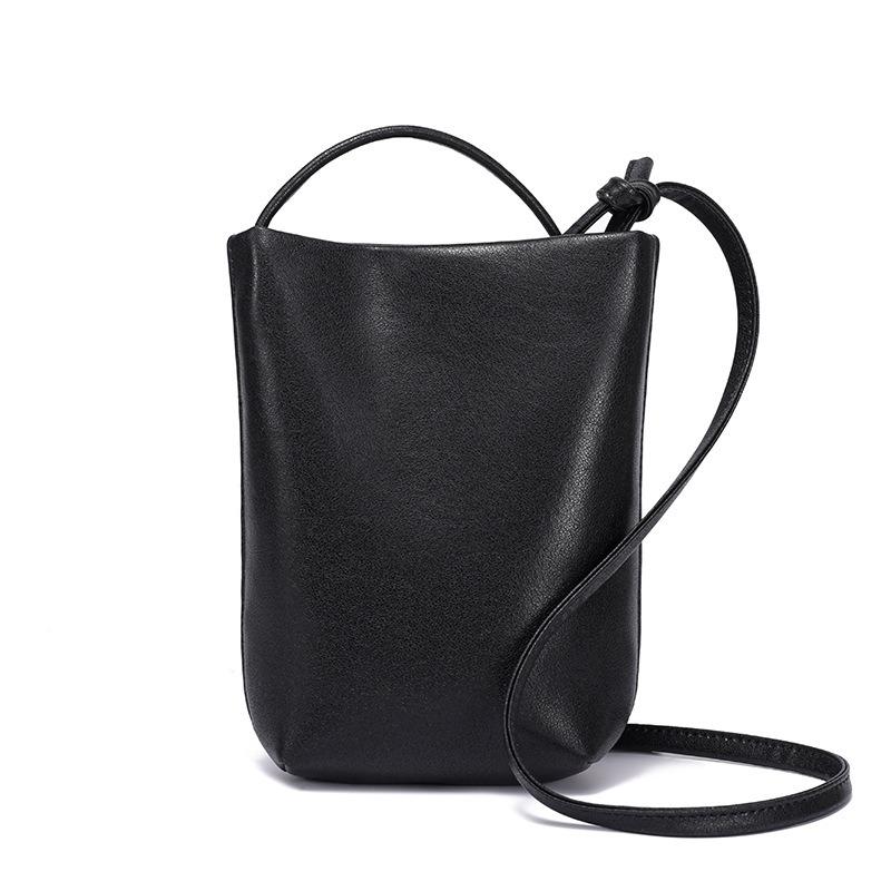 Leder Retro Schultertasche Messenger Bag Handy Tasche Damen Sommer Neu High-End Beuteltasche Kleine Tasche Pendler