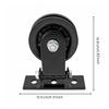 Swiveling Pulley Bracket Robust Gym Hardware Compact