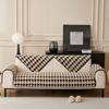 New Qiandongge Sofa Cushion Winter Thickened Plush Seat Cushion High-End Non-Slip Leather Sofa Cover Cover Cloth