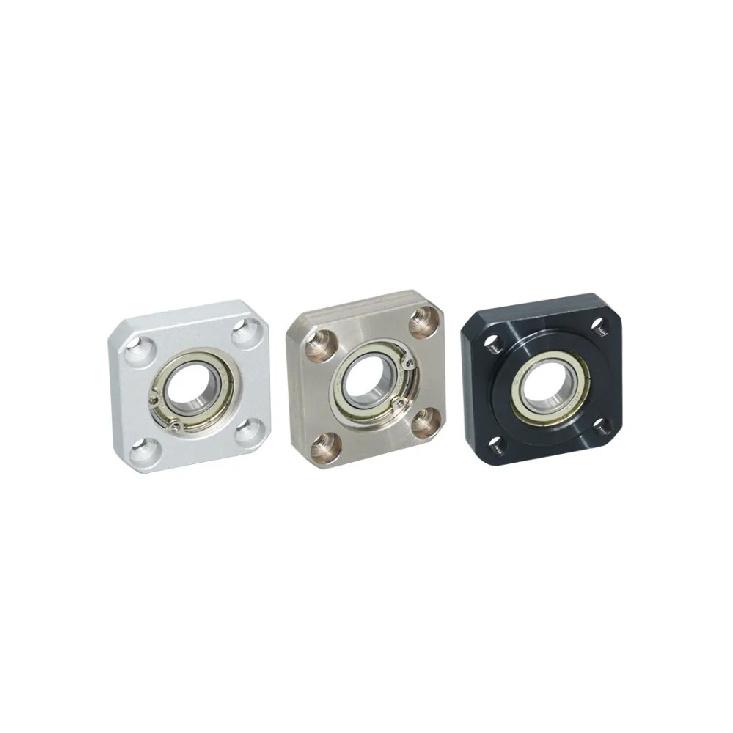 Inlay Retaining Ring Type Square Flange Bearing with Housing Bearing seat assembly Aluminum Carbon Steel Nickel diameter 3-50mm