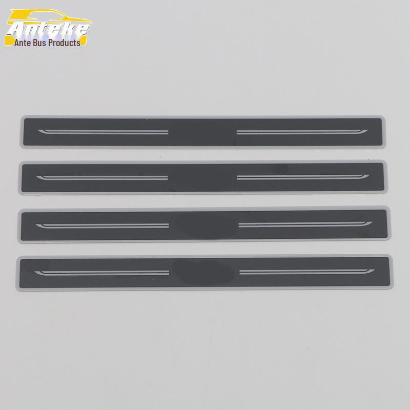 Ideal 23L7 Door Sill Decorative Stickers: Anti-Scratch Plastic Welcome Pedal Trim