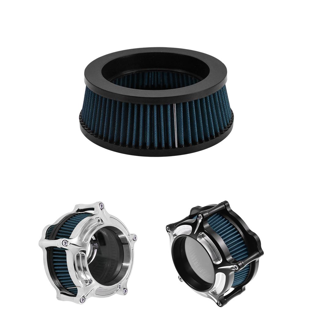 Motorcycle Air Filter Element Repalecment Intake Cleaner Grey/Red/Blue For Harley Dyna Softail Touring Sportster XL Road King