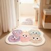Cartoon Style Rugs for Bedroom Irregular Shape Living Room Decoration Carpet Fluffy Soft Bedside Floor Mat Thick Plush Study Rug
