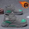 Snow Boots Men's Winter New Outdoor Velvet Warm Cold-proof Wear-resistant High-top Casual Cotton Shoes