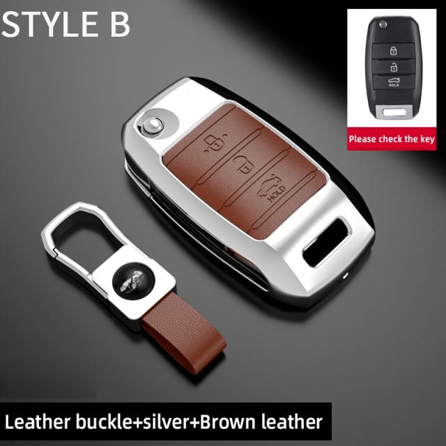Car Key Case Holder Cover for Kia Sportage Ceed Sorento Cerato Forte Kx3 K5 2017 2019 2020 Remote Fob Key Accessories