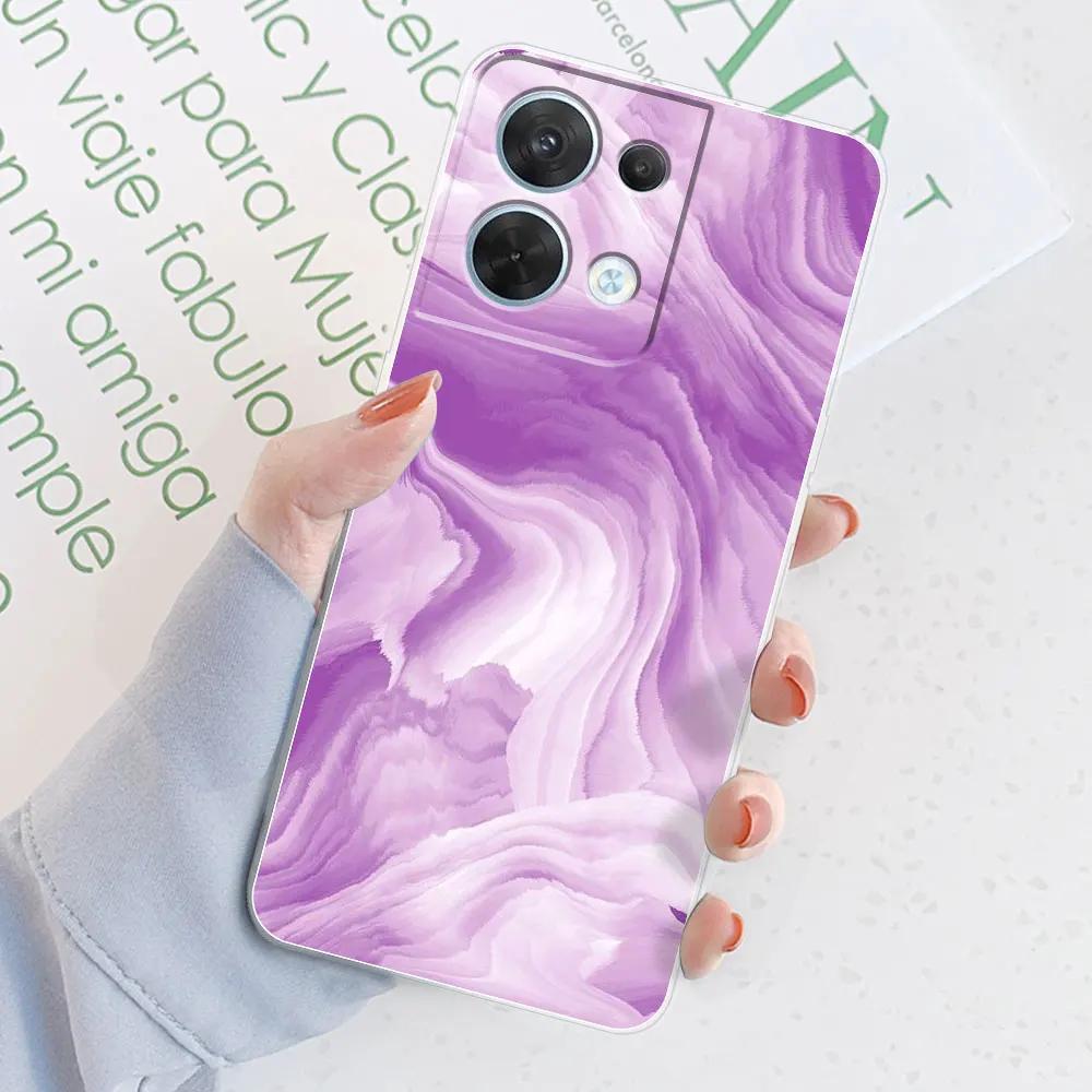 Für OPPO Reno 8 Pro 5G Hülle 8 Pro + Farbverlauf Transparente Hülle Für OPPO Reno 8 Pro + Plus Reno8 Cover Silikon Rückseite Stoßfänger