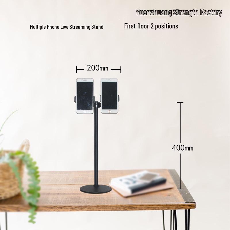 Регулируемая утяжеленная металлическая подставка для телефона для прямых трансляций и многопозиционного отображения