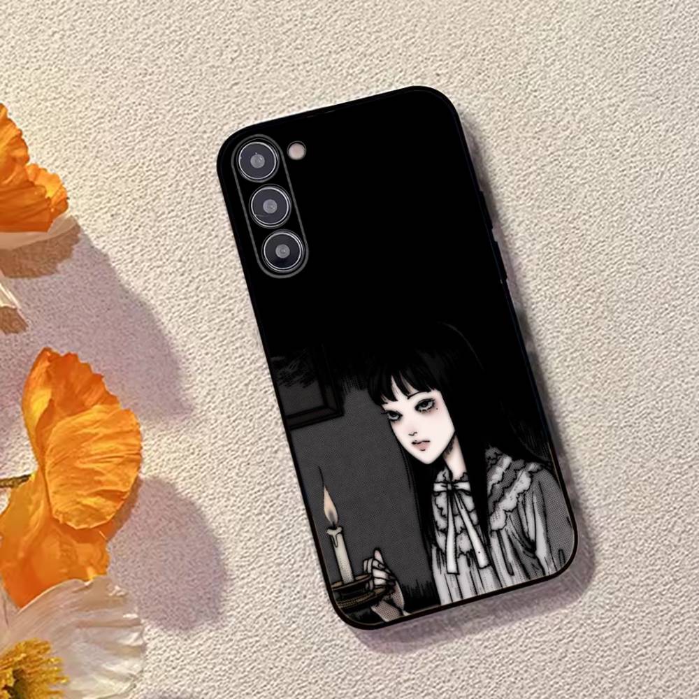 

Terror Art Tomie Hard Phone Case Silicone Soft For Samsung Galaxy A73,A72,A71,A70,A53,A52,A51 Samsung a21