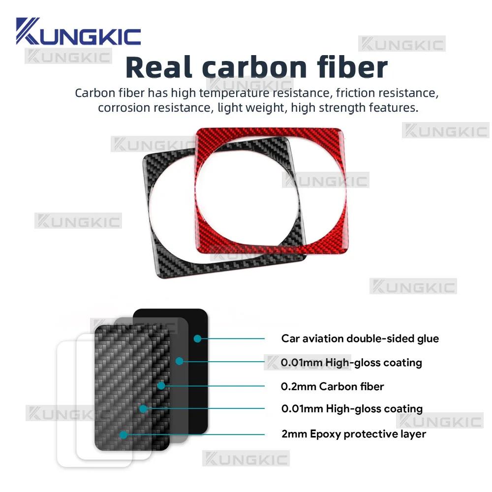 For Mercedes-Benz A-Class W169 B-Class W245 2004 2005 2006 2007 2008 2009 2010 2011 Real Soft Carbon Fiber Cup Holder Panel Trim
