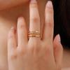 Dainty Set Slim Ring for Women with Cubic Zirconia Exquisite Zircon Stacking Rings Thin Accessories for Wedding Gift