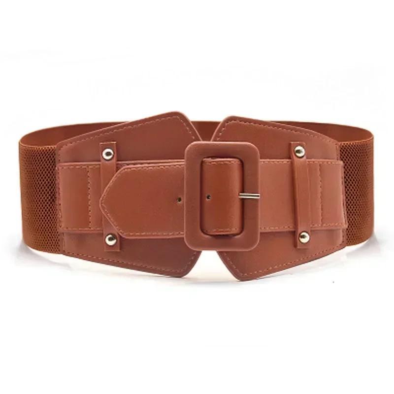 Wide Black Corset Belt Female Waist Plus Size Belts for Women High Quality Brow Big Waistband No Pin Dress Accessories WomenBelt