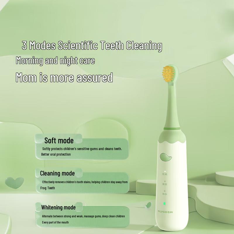 FLYCO FT7110 Children s Sonic Electric Toothbrush CN plug (adapter included)