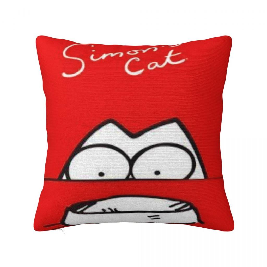 Home Decoration Simons Cartoon Cat Cats Pillowcases Stuff Pillow Covers Zippered Multi-Size