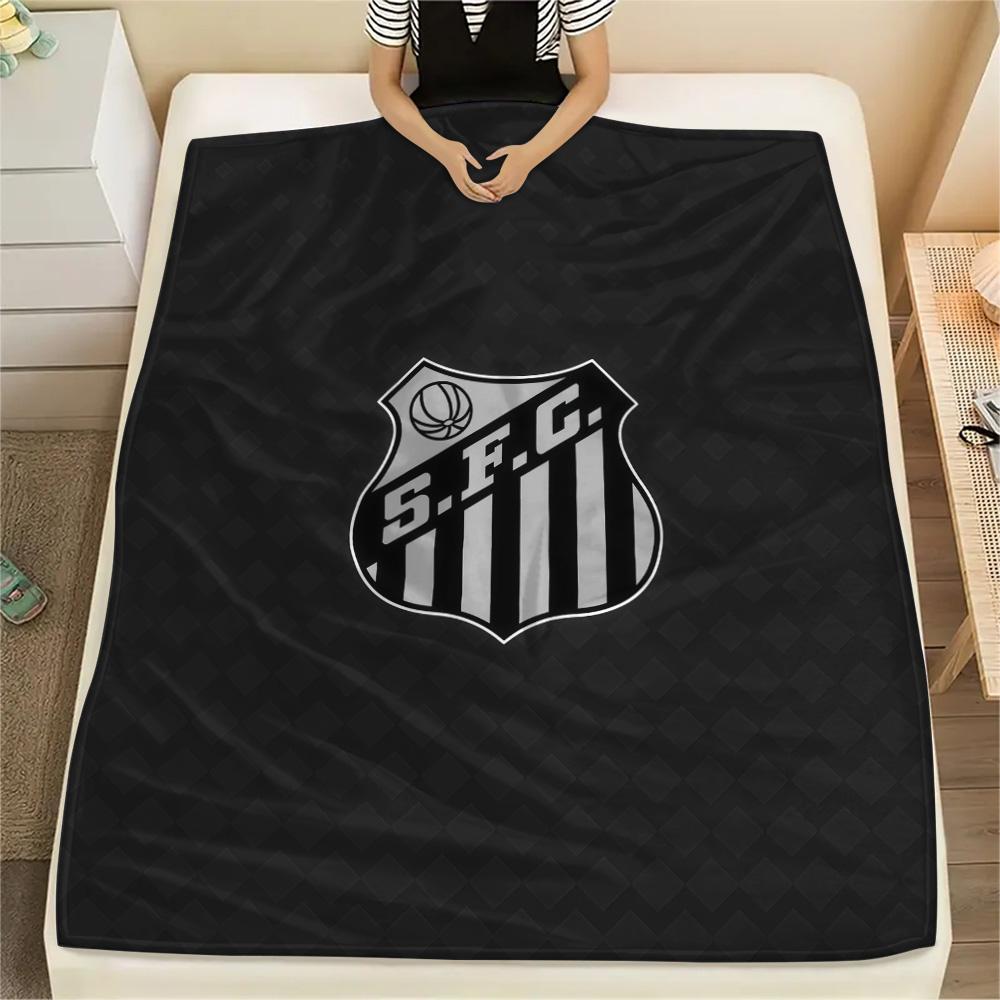 Santos FC2 Flannel Blanket, High Quality Comfortable for All Seasons, Home Decor, Warmth and Comfort