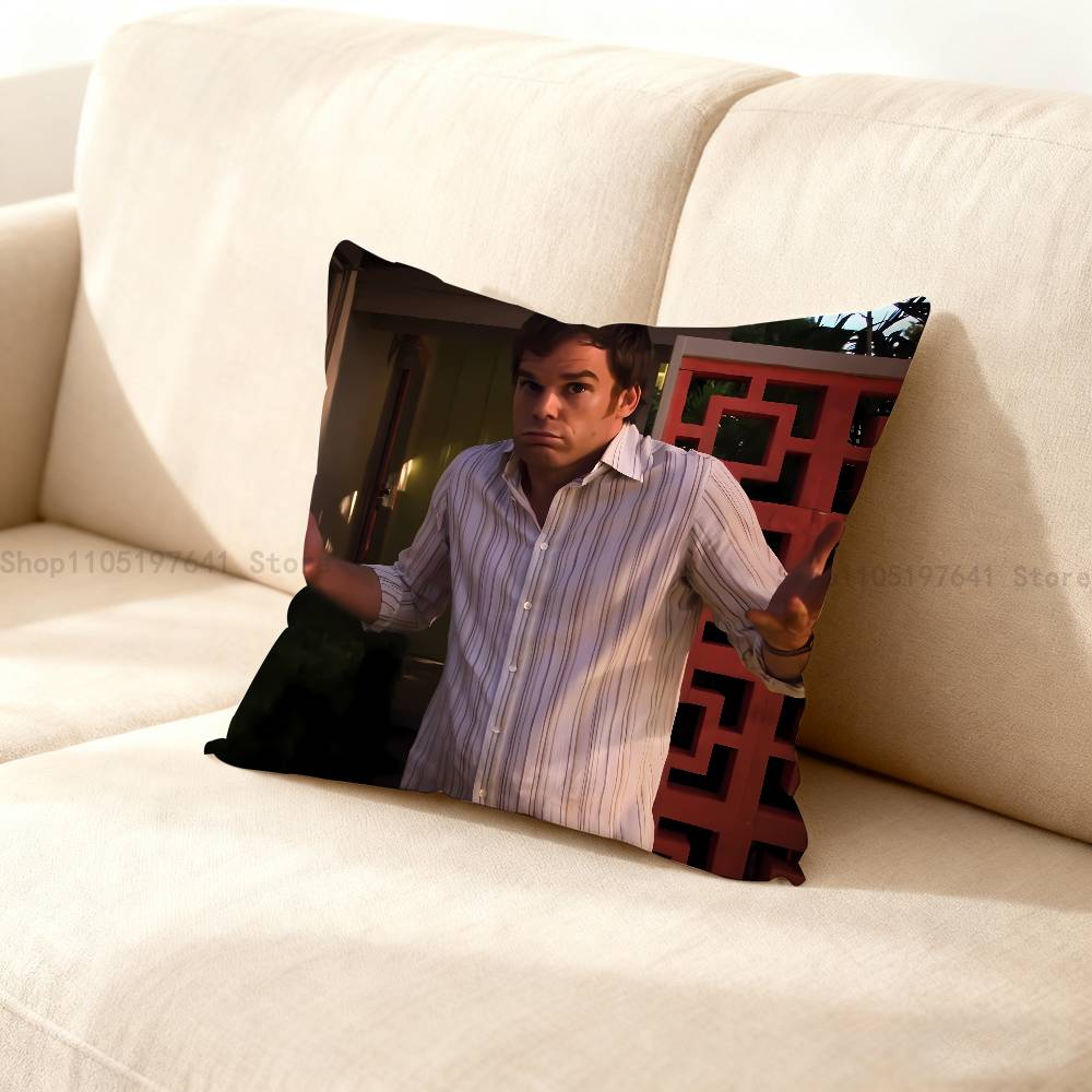 D-Dexter Morgan Kissenbezug Kissenhülle Heimdeko Geburtstagsgeschenk Kissenhülle