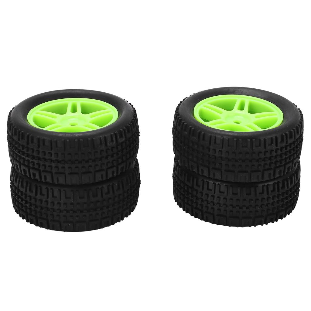 4PCS 75mm RC Car Tire U Type Rubber RC Vehicle Wheel Remote Control Car Tire for   144001 1Celsius14 RC Car