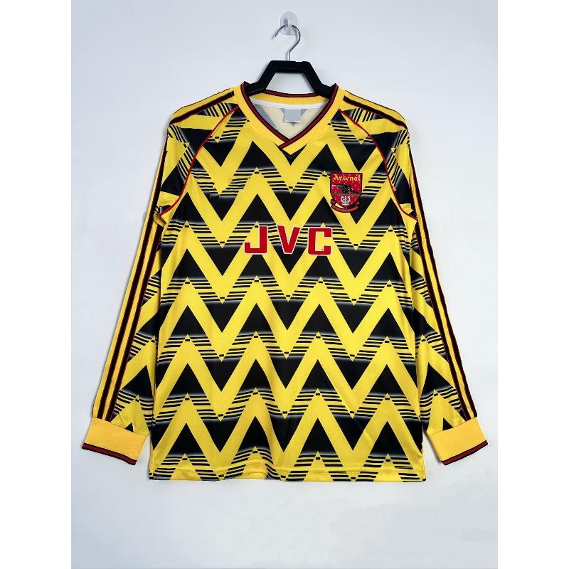 Camiseta retro de manga larga Camiseta de fútbol Real Madrid Manchester United Inglaterra Arsenal Portugal Inter de Milán AC camiseta réplica