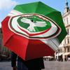 Amed Sk Crest Design Umbrella Folding umbrella, automatic umbrella 8-Frame for Travel, camping Use Gift for Halloween Christmas