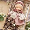 Native Waldorf Doll With Dress Clothes Handmade Doll Toy Preschool Education