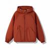 2025 Autumn/Winter Hooded Cotton-Padded Short Jacket - Casual Loose Fit Windbreaker with Drawstring