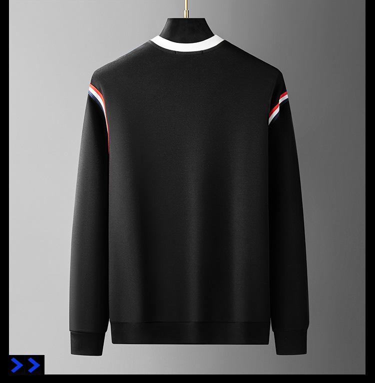 2024 Europäischer Herbst/Winter Trendiger Lockerer Rundhals-Hoodie für Herren