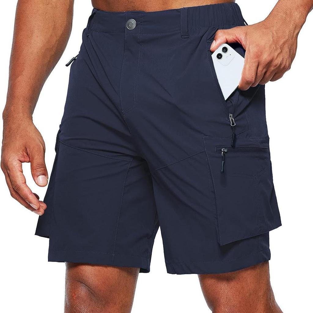 2024 Herren Übergröße Mehrfach-Taschen Reißverschluss Arbeitsshorts