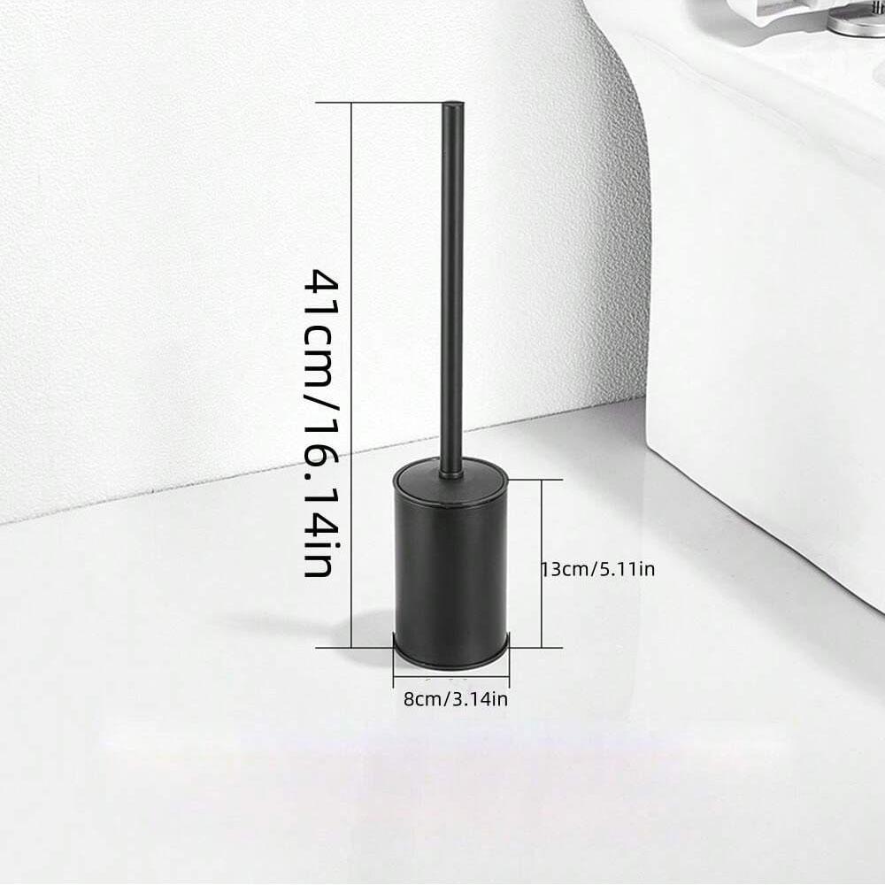 

Удлиненный круглый набор туалетной щетки - Настенный и напольный варианты в 3 цветах для тщательной уборки ванной комнаты