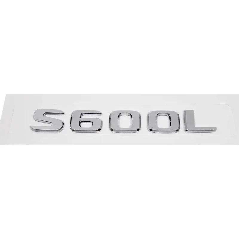 CAG5 3D Car Letter Stickers Rear Trunk Badge Decals for Mercedes Benz S300L S320L S500L S500 S550 S600L S600 S650 S Class Emblem