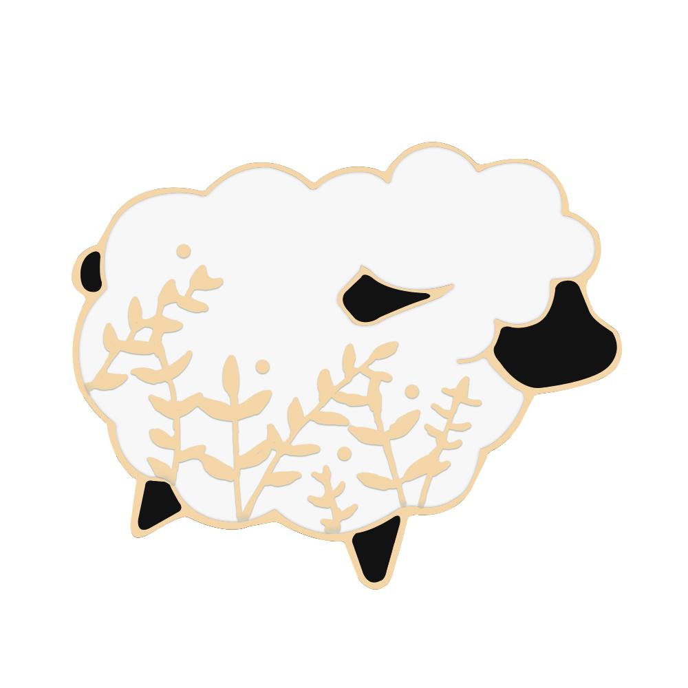 

Cartoon Black Goat Brooch Cute Funny Animal Sheep Enamel Pins for Kids Friends Custom Fashion Jewelry Backpack Lapel Badge Gifts