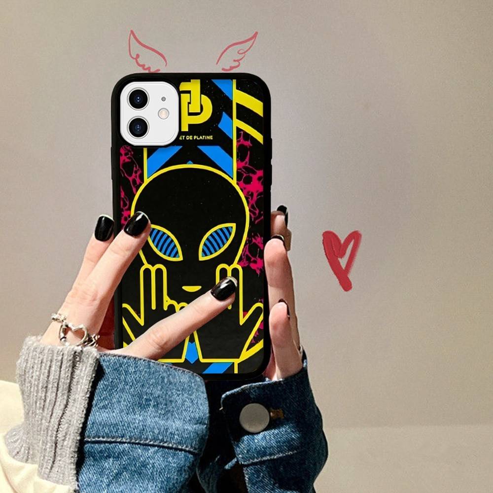 Rapper J-JuL C'est Pas Des Lol Phone Case Wireless Charging PC+TPU For IPhone 11 12 13 14 15 16 17 Pro Max Plus Case