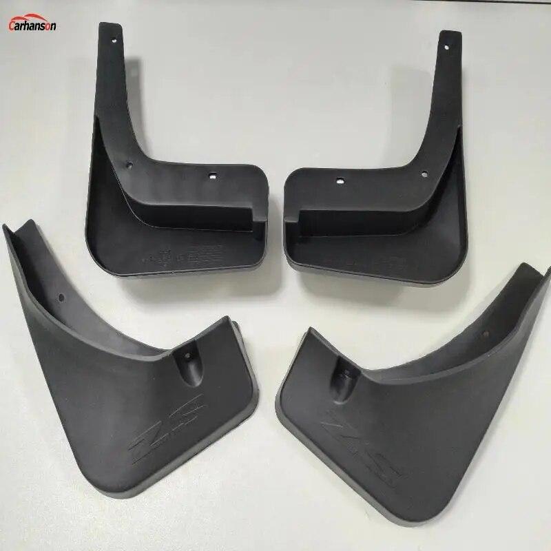 For Car Styling MG ZS 2017  Accessories Mud Flaps Flap Splash Guard Front Rear Mudguards Fender Car-styling Black 4pcs/set