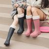 Tall Non-slip Rain Shoes Adult Women's Rain Boots Outer Wear Rubber Shoes Wear-resistant Long Water Shoes Water Boots Camping