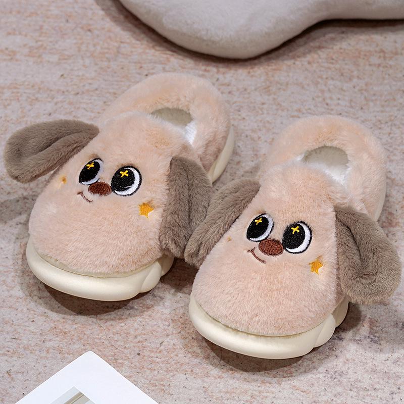 Women s Warm Cartoon Seal Plush Indoor Non-slip Slippers Size 40-41