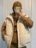 2025 Autumn/Winter Women's Trendy Down Vest - College Style with Shoulder Pads, Fashionable Sleeveless European Design Top.