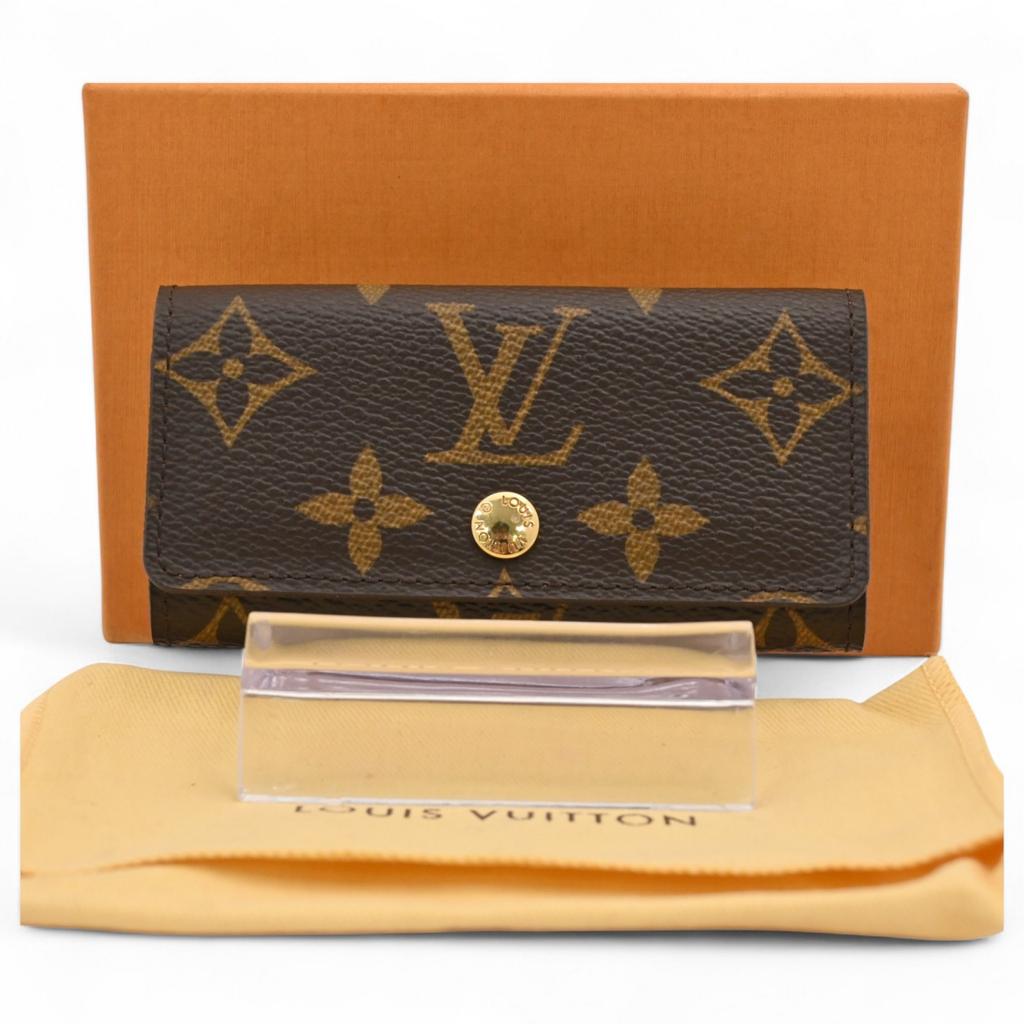 Auth LOUIS VUITTON Monogram Multicles 4 Key Case Lv9917nd