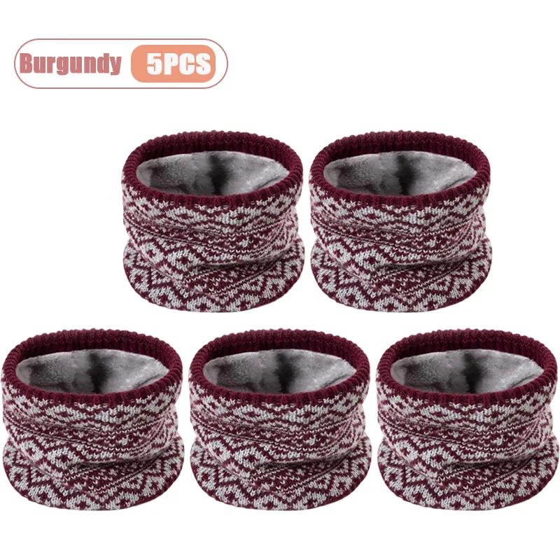 1-6PCS Outdoor Riding Neck Warmer Fleece for Fall and Winter Cold Proof Windproof Neck Guard Christmas Gift Neck Brace