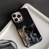 Etui na telefon z modnym wzorem Pantera Cętkowana, Pasuje do iPhone 17 16 15 14 13 12 11 Pro/Max/Plus, Odporne na upadki i wstrząsy