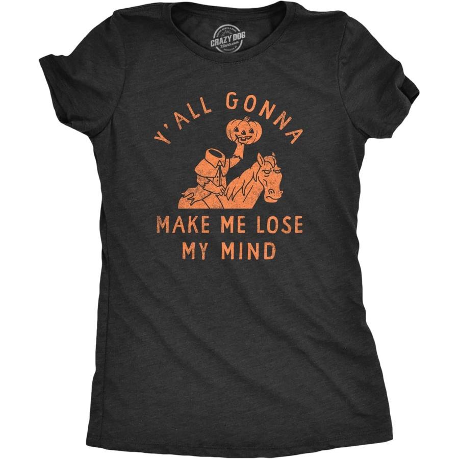 Womens Funny Halloween T Shirts Spooky Scary October Tees for Ladies XXXXXL разноцветный