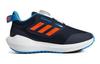 adidas Eq21 Run 2.0 Run Boa Bounce Abrasion Resistant And Anti Kick Low Top Running Shoes Black Orange Blue Kids' GZ4520