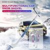Multi-Purpose Auto Snow Scraper with Brush Scalable Detachable Frost And Snow Removal Tool for Windshields