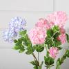 Pastoral Hydrangea Simulation, Decorative Wedding Fake Flower Ornament Head Hydrangea