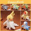 Adorable Plush Bird Hand Puppet Toy For Ventriloquism With Soft Fabrics And Colors
