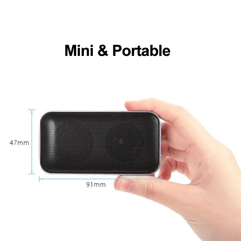 Pocket-sized Portable Wireless Bluetooth Speaker Music Sound Box with Microphone Support TF Card