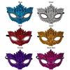 Shiny Acrylic Crystal Half Face Mask Full Jewelry Cosplay Mask Gift Idea Rave Mask  Halloween Event
