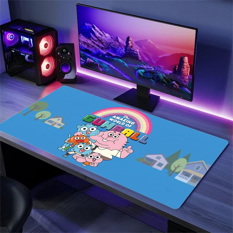 Die Gumball-Chroniken Große Gaming-Tischmatte Rutschfestes Laptop-Tablet Großes Mauspadd XXL-Matte Mini-PC-Spielmatte Mit Verriegeltem Rand